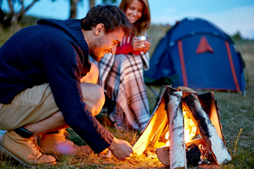 A few tips for a good camp fire