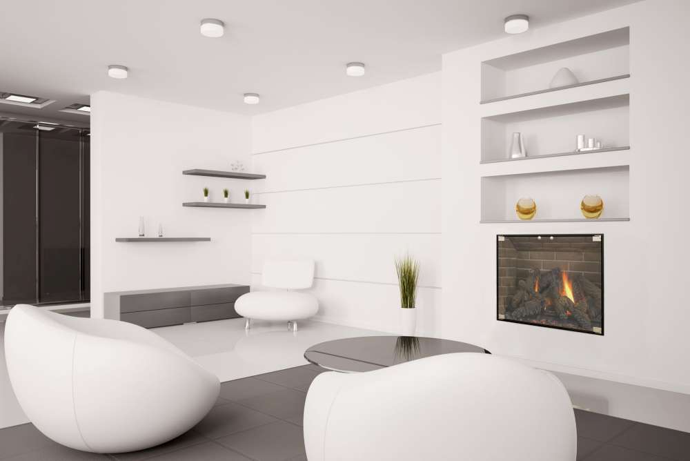 Stoll EliteGlass fireplace living room - We Love Fire