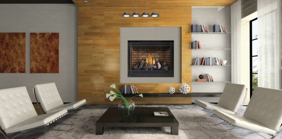 Why does the glass on my fireplace turn black?
