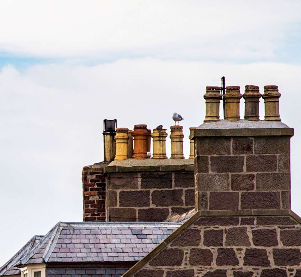 Clay and brick old chimney Can my flue be angled? Can my chimney be angled?