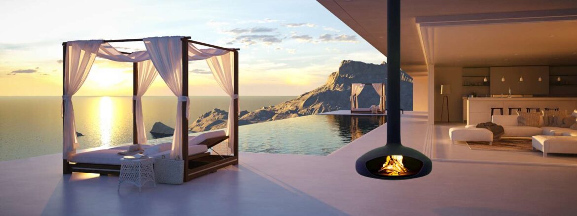 Aurora Suspended Fireplaces