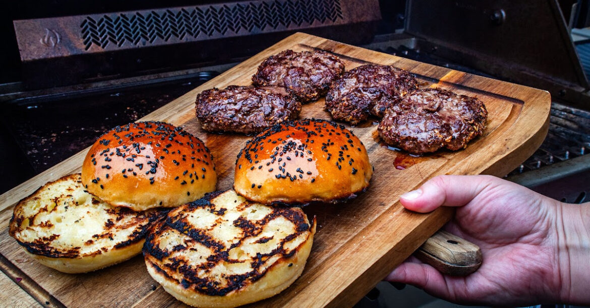 Delicious hamburger